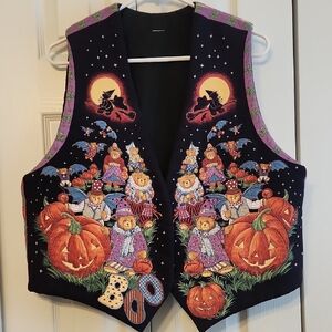 Vintage Handmade Teddy Bear Halloween Costume Vest